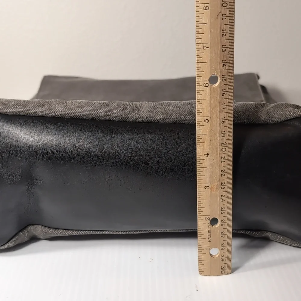 Timbuk2 Charcoal and Black Men's Backpack Trailer Casual Leather Canvas